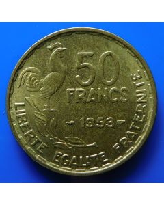 France  50 Francs1953 km#  918.1 Schön# 58