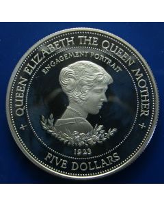 Barbados 	5 Dollars	1994	 - Queen Elizabeth, Engagement - Silver / Proof