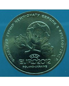 Ukraine 	 Hryvnia	2012	 - Games in Poland & Ukraine - unc
