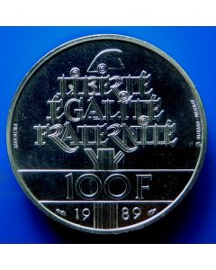 France  100 Francs1989 P# 1008  Schön# 124b    Schön# 124b   Piedfort