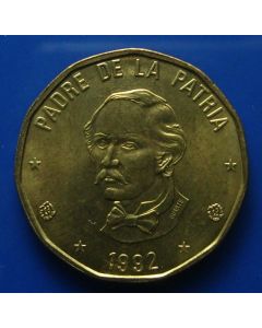 Dominican Republic Peso1992km# 80.2 