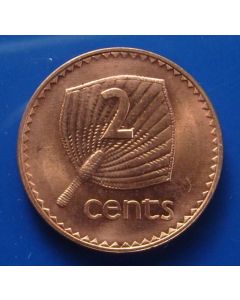 Fiji Islands  2 Cents1992km# 50a 