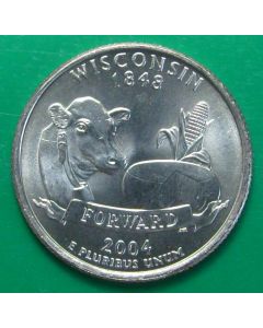 United States 50 State Quarters 2004Dkm#359  - Wisconsin  