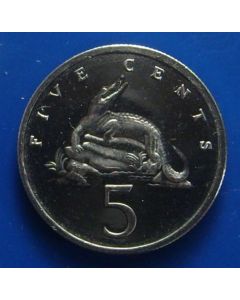 Jamaica 5 Cents1993 km# 46a 