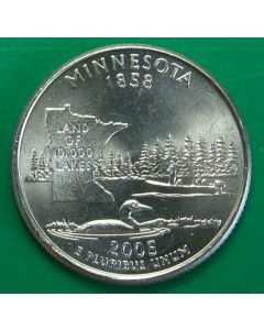 United States 50 State Quarters 2005Pkm#371  - Minnesota  