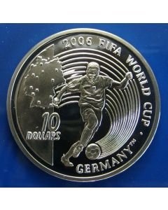 Sierra Leone 	 10 Dollars	2004	  W.C. GermanySilver - Proof - 