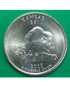 United States 50 State Quarters 2005Pkm#373  - Kansas  