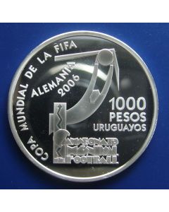 Uruguay 	1000 pesos uruguayos	2004	 Championship in Germany