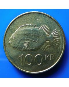 Iceland 	100 Kronur	1995	 - Lumpfish
