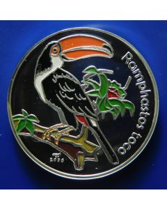 Carib.C.	 10 Pesos	2006	 Tucan - Silver / Proof