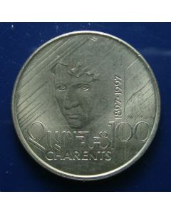 Armenia 	100 Dram	1997	   -  Charents