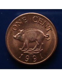 Bermuda Cent1991km# 44b