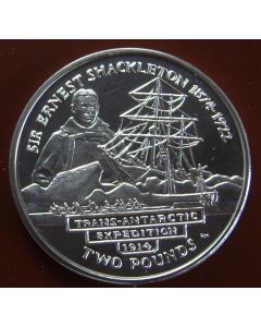 South Georgia a.t.S. Sandwich Isl.  2 Pounds2004 km# 20a  