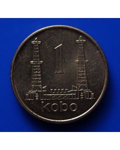 Nigeria 	 Kobo	1991	 - Oil derricks - unc