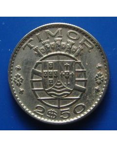 Timor 2½ Escudos 1970 km# 20 