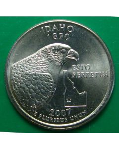 United States 50 State Quarters 2007Pkm#398  - Idaho  