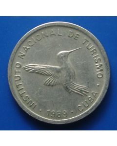 Carib.C.	 10 Centavos	1981	 Hummingbird in flight - Visitor´s Coinage