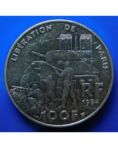 France  100 Francs1994 km#  1045.1    Schön# 221