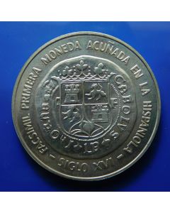 Dominican Republic	 10 Pesos	1975	 International Bankers' Congress 