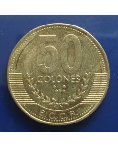 Costa Rica  50 Colones1999 km# 231.1 