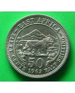 East Africa  50 Cents1963km# 36   Schön# 40