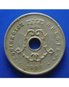 Belgium 	 5 Centimes	1906	 Belgie  / Léopold II (Dutch text; large date) km# 55