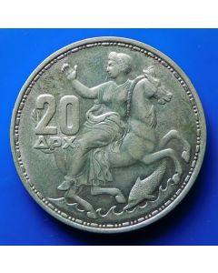 Greece  20 Drachmai1960km#85 