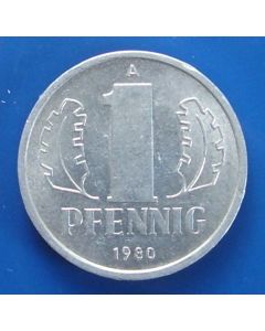 Germany Democratic Republic  Pfennig1980 km# 8.2