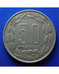 Equatorial African States 	 50 Francs	1963	   