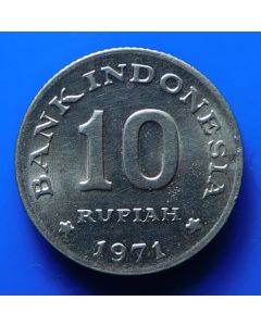 Indonesia 10 Rupiah1971km# 33 