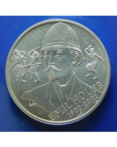 Czech Republic  200 Korun  2002	100th Anniversary of the Death of Traveller Emil Holub -  Silver