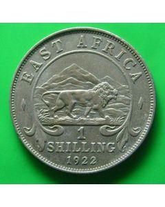 East Africa  Shilling1922km# 21 Schön# 24     Silver