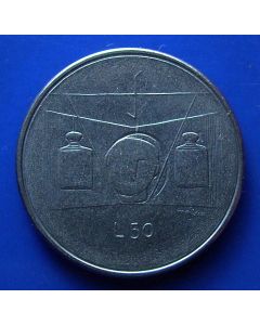 San Marino 	 50 Lire	1976	 Justice is a supreme value