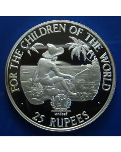 Seychelles  25 Rupees1997 km#117  UNICEF 