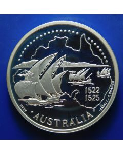 Portugal 	200 Escudos	1995	 Portuguese discovery of Australia – Silver