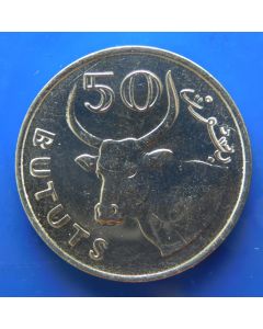 Gambia 	50 Bututs	1998	 African domestic ox - unc