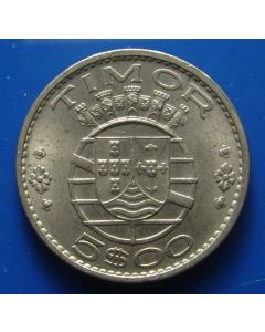 Timor 5 Escudos 1970 km# 21  