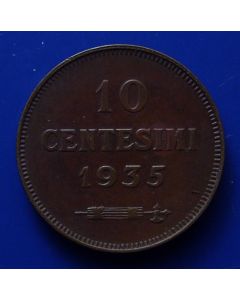 San Marino  10 centesimi1935 km# 13 