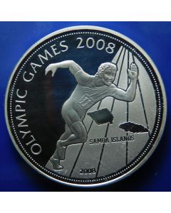 Samoa 	 5 Tala	2008	 2008 Olympics, Track runner –Silver / Proof