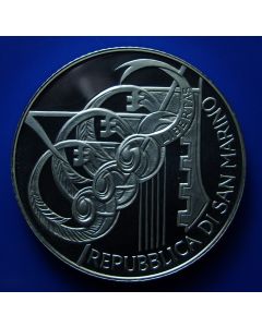 San Marino  5 Euro 2007 km# 474 