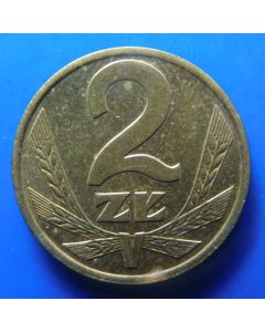 Poland 	 2 Zlote	1988