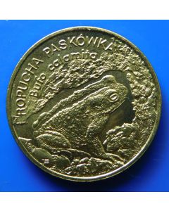 Poland 	 2 Zlote	1998	 - Toad
