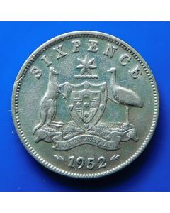 Australia  Sixpence1952km# 45 Schön# 32