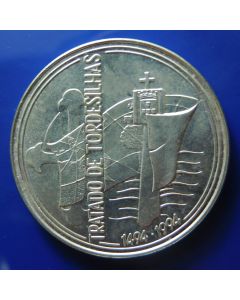 Portugal 1000 Escudos 1994	 500th Anniversary of the Tratado de Tordesilhas – Silver