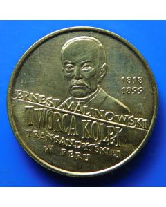 Poland 	 2 Zlote	1999	 - Ernest Malinowski