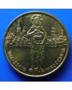 Poland 	 2 Zlote	2000	 - 1000Th. Ann. Wroclaw