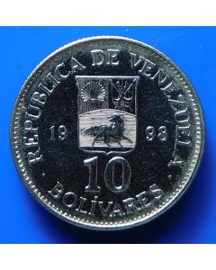 Venezuela 	 10 Bolivares	1998