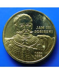 Poland 	 2 Zlote	2001	 - Jan lll Sobieski