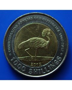 Uganda  1000 Shillings2012 km# new 