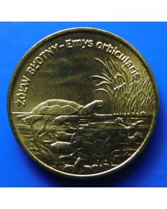 Poland 	 2 Zlote	2002	 - European pond Turtles